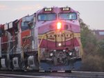 BNSF 698, Santa Fe Lives On, All the Way! Late light...